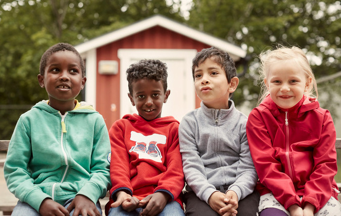 Barn på förskola