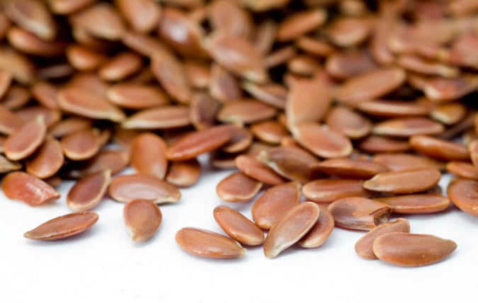 Linfrön i en hög.